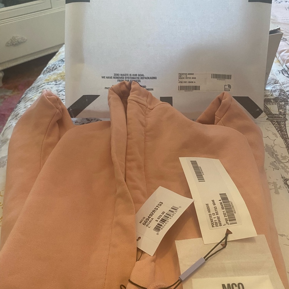 Authentic MCQ Rubia Pink Large Hoodie